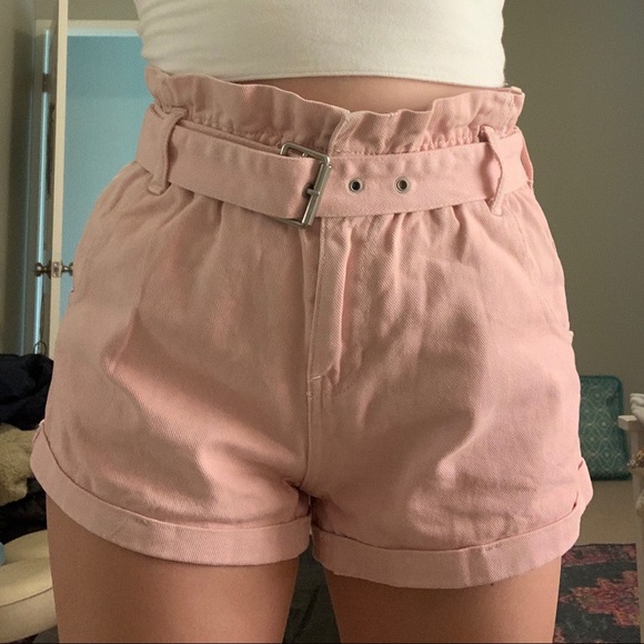 pacsun paperbag shorts